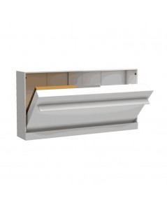 Letto singolo a scomparsa Life bianco 215x38x108H