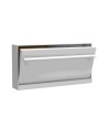 Letto singolo a scomparsa Life bianco 215x38x108H