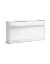 Letto singolo a scomparsa Life bianco 215x38x108H