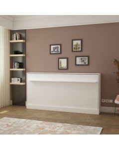 Letto singolo a scomparsa Life bianco 215x38x108H