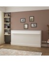 Letto singolo a scomparsa Life bianco 215x38x108H