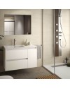 Mobile bagno sospeso Resia 90x46x54 H colore bianco larice