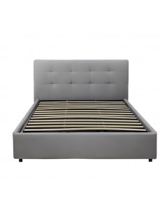 Letto una Piazza e Mezza Contenitore Ascoli 142x210x110H tessuto