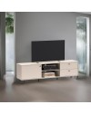Mobile porta Tv Aldo1 con anta cassetti e vano a giorno 182x40x50,1H colore cashmere