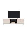 Mobile porta Tv Aldo1 con anta cassetti e vano a giorno 182x40x50,1H colore cashmere