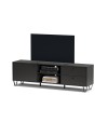 Mobile porta Tv Aldo1 con anta cassetti e vano a giorno 182x40x50,1H colore antracite