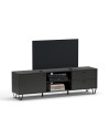 Mobile porta Tv Aldo1 con anta cassetti e vano a giorno 182x40x50,1H colore antracite
