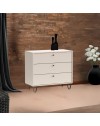 Cassettiera 3 cassetti cashemere ALDO3 83.6x40x75.2H