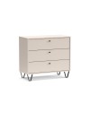 Cassettiera 3 cassetti cashemere ALDO3 83.6x40x75.2H