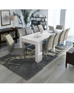 Consolle Allungabile Luka 90x51,6x76,6H colore bianco - Veriaffari.it
