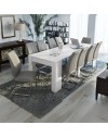 Consolle allungabile Luka 90x51,6x76,6H cm colore bianco
