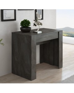 Consolle allungabile Luka 90x51,6x76,6H cm colore ossido