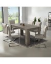 Tavolo rettangolare allungabile colore ancona oak Anthony 160x88x75H stile shabby