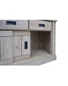 Cristalliera colore ancona oak 3 cassetti e 4 ante scorrevoli Anthony67120 150x39,6x204H stile shabby