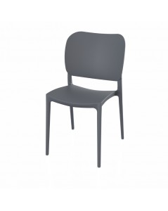 Sedia in polipropilene Orbita colore grigio metal  prezzo