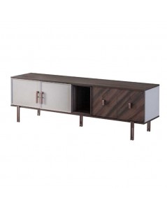 Mobile porta Tv 4 ante Merlin 195x47.6x60H finitura Mozambik spatolato