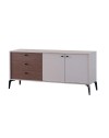 Madia 2 ante e 3 cassetti Piedra colore beige e kaplan 173.3x45x79H