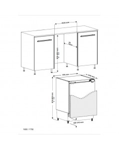 Frigorifero sottotavolo CDS1600EIMA0 incasso 115 LT Daewoo