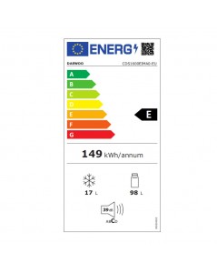 Frigorifero sottotavolo CDS1600EIMA0 incasso 115 LT Daewoo