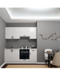 Cucina completa di elettrodomestici Taurus195 colore bianco