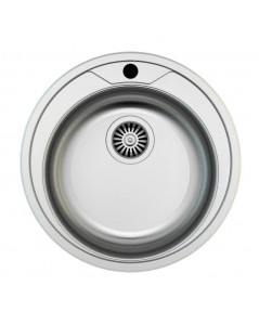 Lavello rotondo incasso per cucina SA02 inox diametro 51 cm