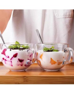 Tazza in vetro trasparente Jumbo 45 cl prezzo