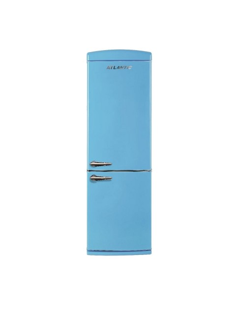 Frigorifero combinato Atlantic ATBM374BLE 348LT classe energetica A++ blue retrò