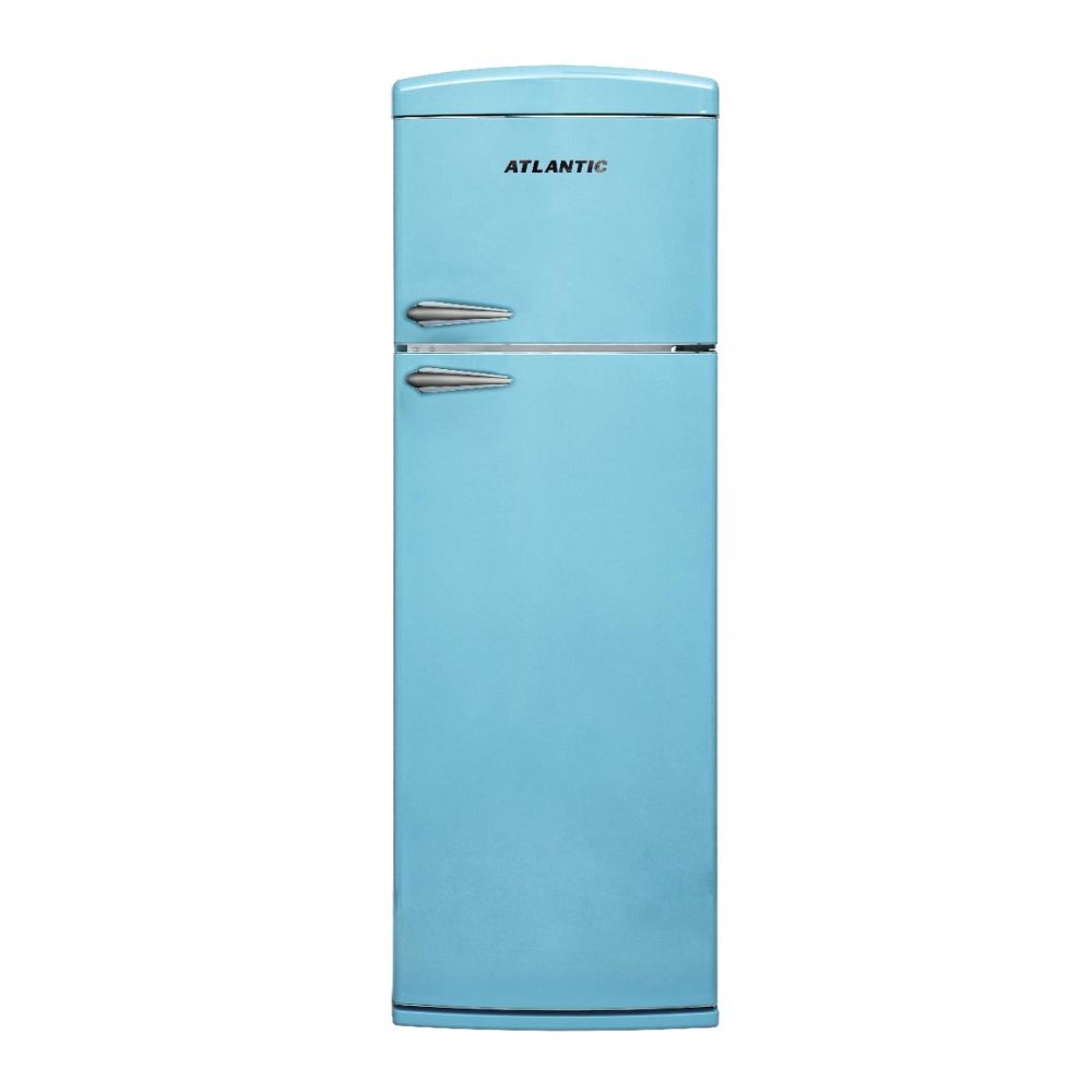 Frigorifero doppia porta Atlantic ATBM346BL 311 LT classe F in blue retrò