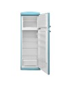 Frigorifero doppia porta Atlantic ATBM346BL 311 LT classe F in blue retrò