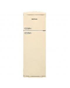 Frigorifero doppia porta Telefunken TKBM346BREF 311 LT classe F colore beige retrò