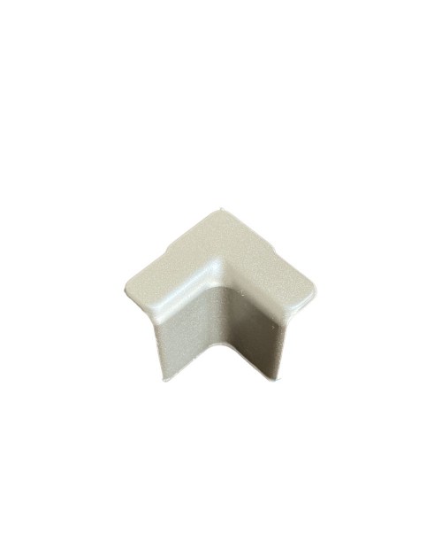Tappo angolare in alluminio 25 mm per alzatina da cucina