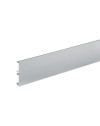 Zoccolo in alluminio per cucina finitura lucida H15 cm 4 m