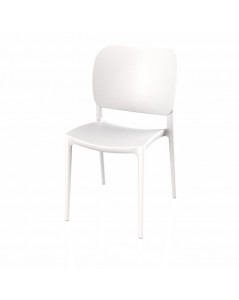 Sedia in polipropilene Orbita colore bianco prezzo