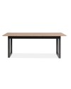 Tavolo allungabile 200x90x75H Denver80C colore quercia antracite