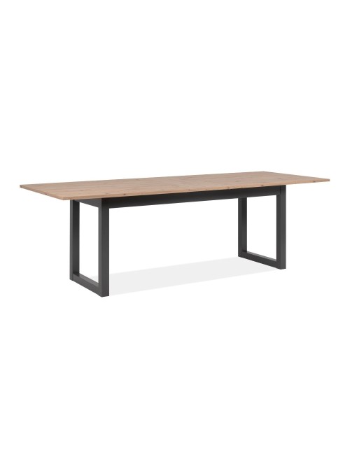 Tavolo allungabile 200x90x75H Denver80C colore quercia antracite