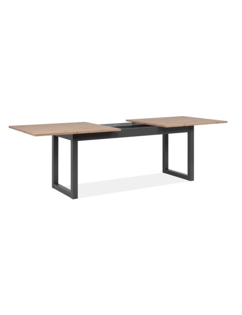 Tavolo allungabile 200x90x75H Denver80C colore quercia antracite
