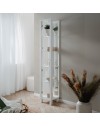 Vetrina colore bianco con anta e 4 ripiani Albi 52A 33x33x189H