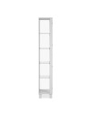 Vetrina colore bianco con anta e 4 ripiani Albi52A 33x33x189H