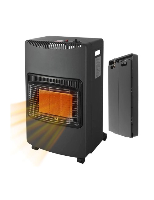 Stufa a gas salvaspazio pieghevole 4200W colore nero White