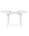 Tavolo rotondo allungabile bianco Coburg 100 100x76x100 cm.