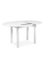 Tavolo rotondo allungabile bianco Coburg 100 100x76x100 cm.