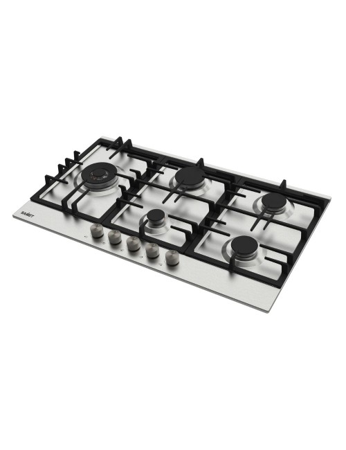 Piano Cottura gas 5 fuochi 90 cm acciaio inox Samet Nettuno90 prezzo