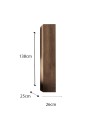 Colonna bagno sospesa colore rovere mercure Jupiter1 26x25x138H