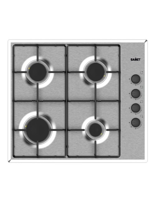 Piano cottura 4 fuochi inox Samet Ariane