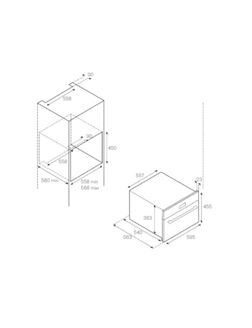 Forno a vapore incasso Bertazzoni F45PROVAPX inox
