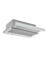 Cappa sottopensile Tecnowind Slim90 colore grigio con frontalino inox  estraibile classe D