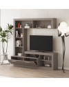Parete attrezzata tortora Leo 171x42x171