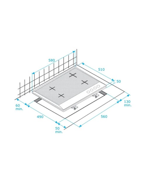 Piano Cottura Beko 60 cm 4 zone di cottura inox prezzo