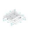 Piano cottura Beko 60 cm 4 zone di cottura inox