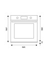 Forno a vapore incasso pirolitico Bertazzoni F6011MODVPTZ colore zinco classe A++